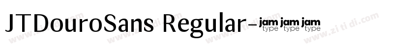 JTDouroSans Regular字体转换